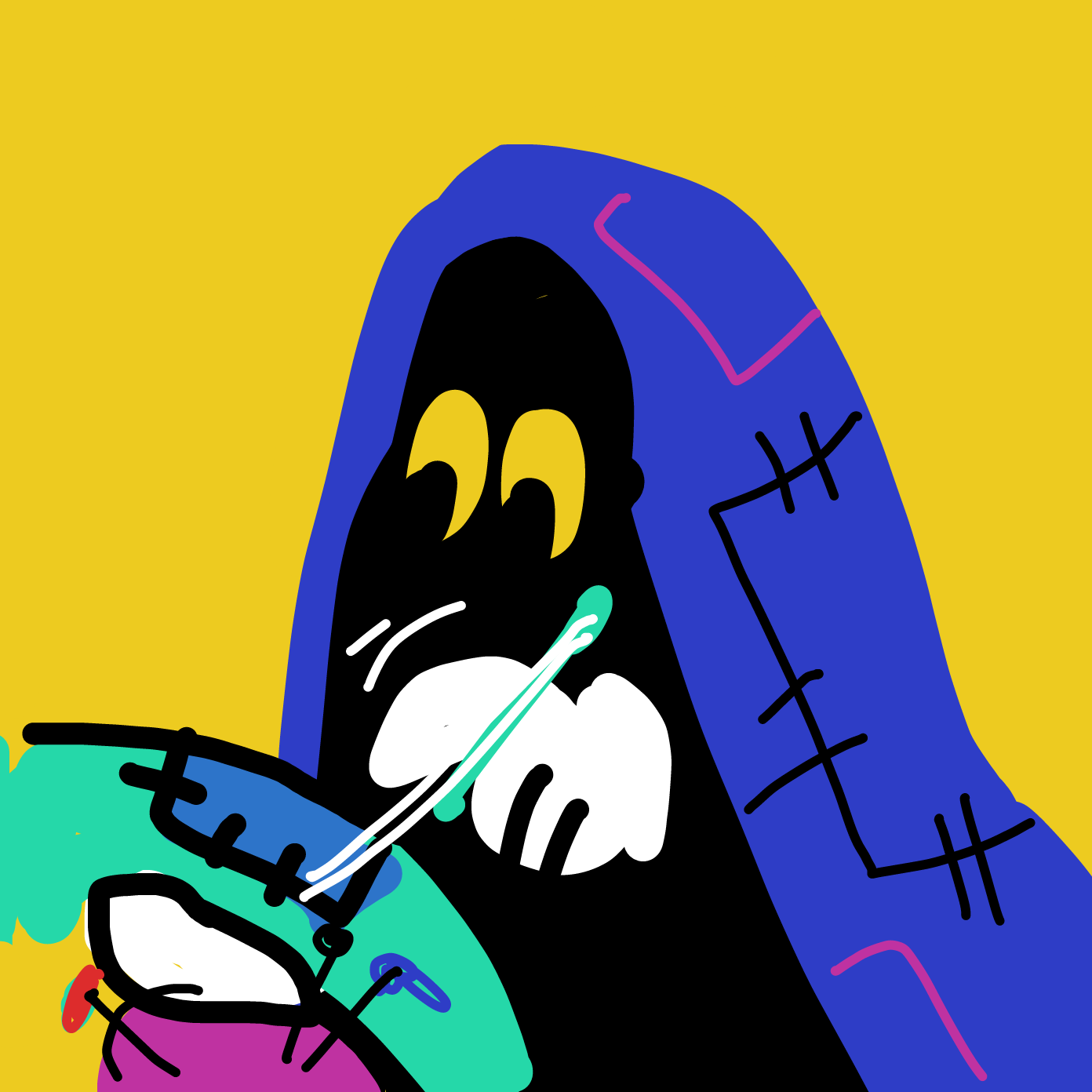 Drawing in Patch  by Chumky