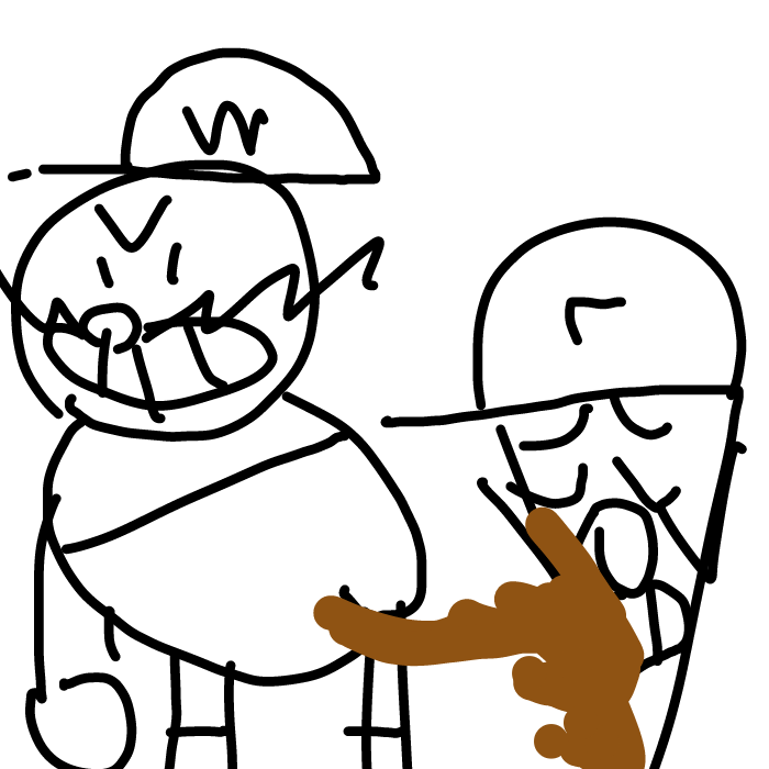 Waluigi eating warios sexy and warm diarrhea - Online Drawing Game Comic Strip Panel by Asshole