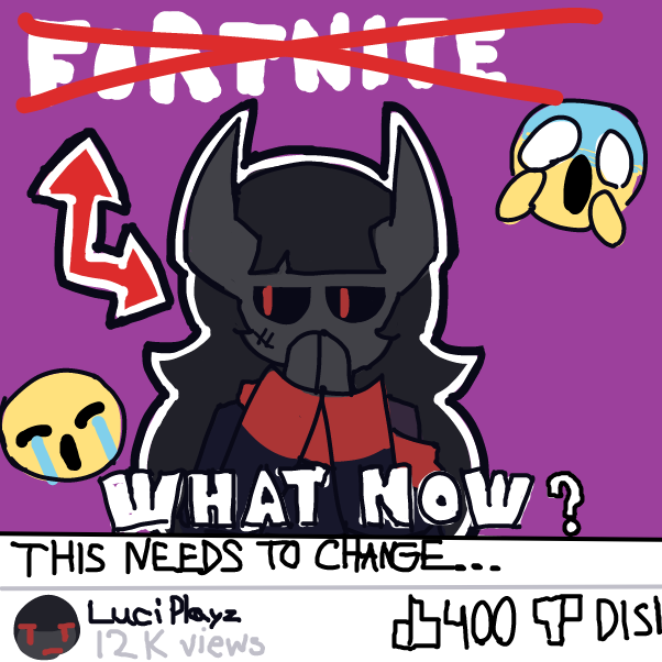 Drawing in Cringy Youtube thumbnails with your avatar TWO! by KikiPotions