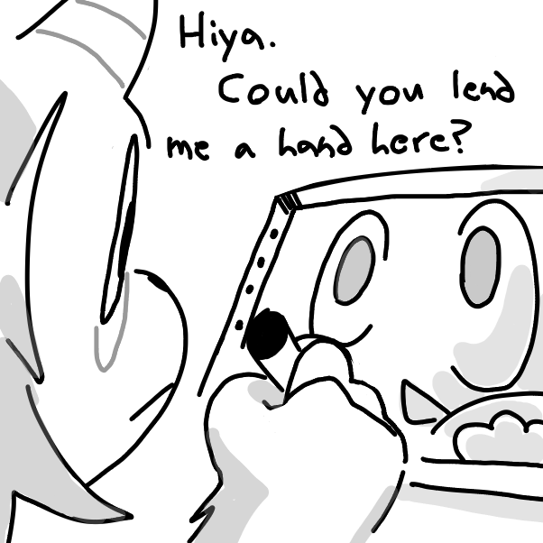 welcome to janel pam friend - Online Drawing Game Comic Strip Panel by W3