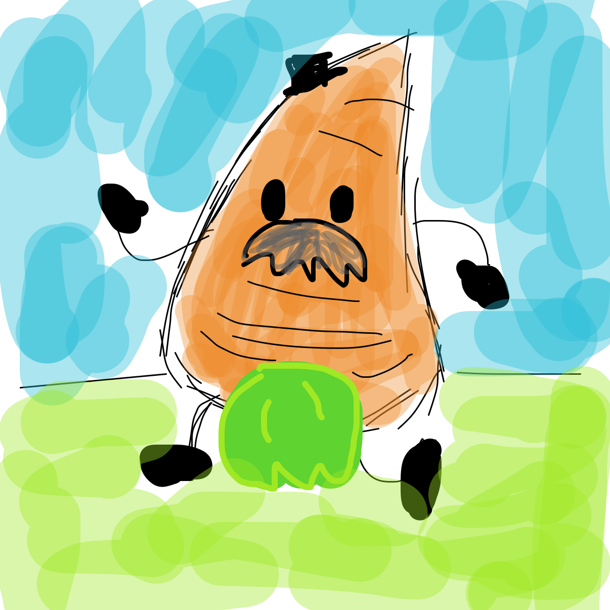 Drawing in Draw something on your phone by SpaceMattress