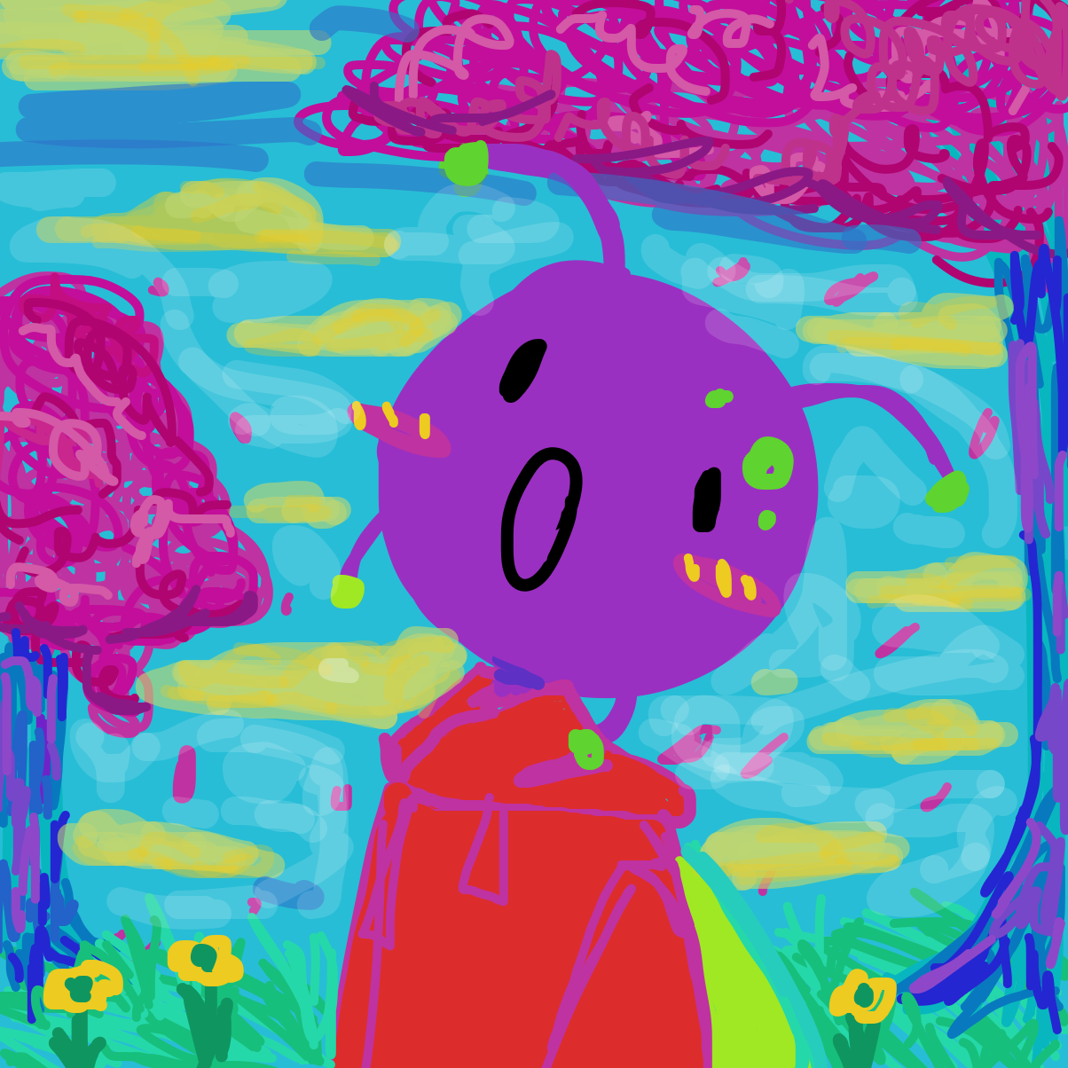 I always draw on phone! :) - Online Drawing Game Comic Strip Panel by Razputin