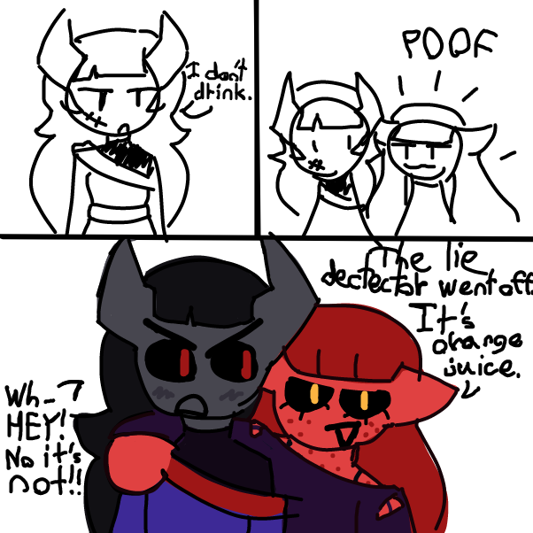 Drawing in your character favorite drink? by KikiPotions