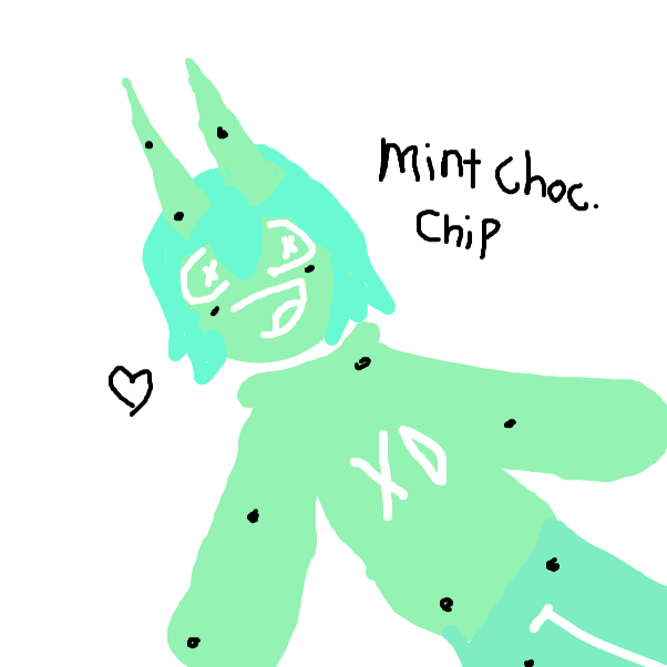 Drawing in You but pallete is ur favorite ice cream flavor 2 by XD