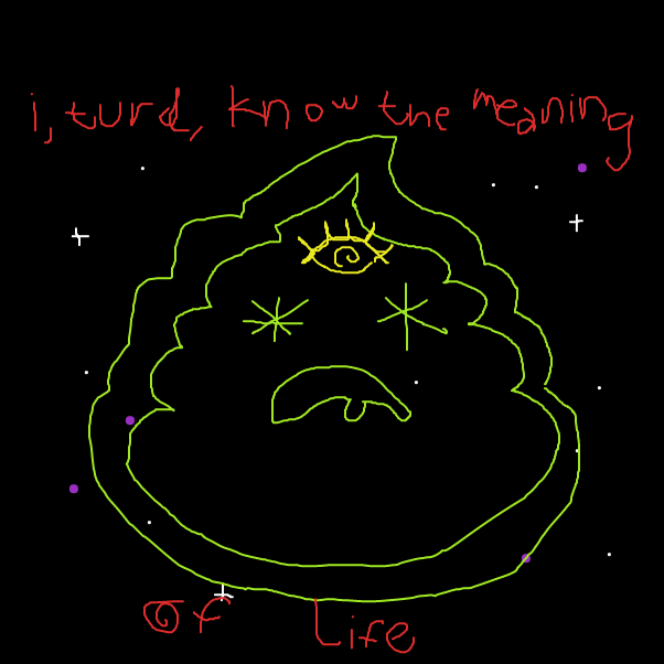 Drawing in The Poop Story by resinisabelle