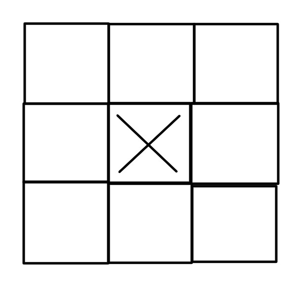 Drawing in More naughts and crosses but im just saving streak by SpaceMattress