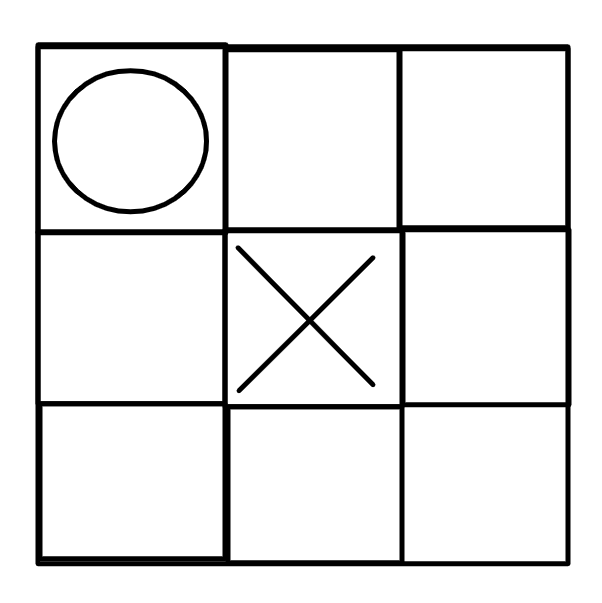 Drawing in More naughts and crosses but im just saving streak by Cpt.Melon