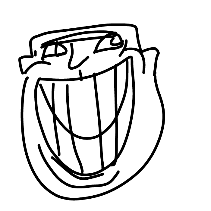 Drawing in hit with a pan by Niggashit