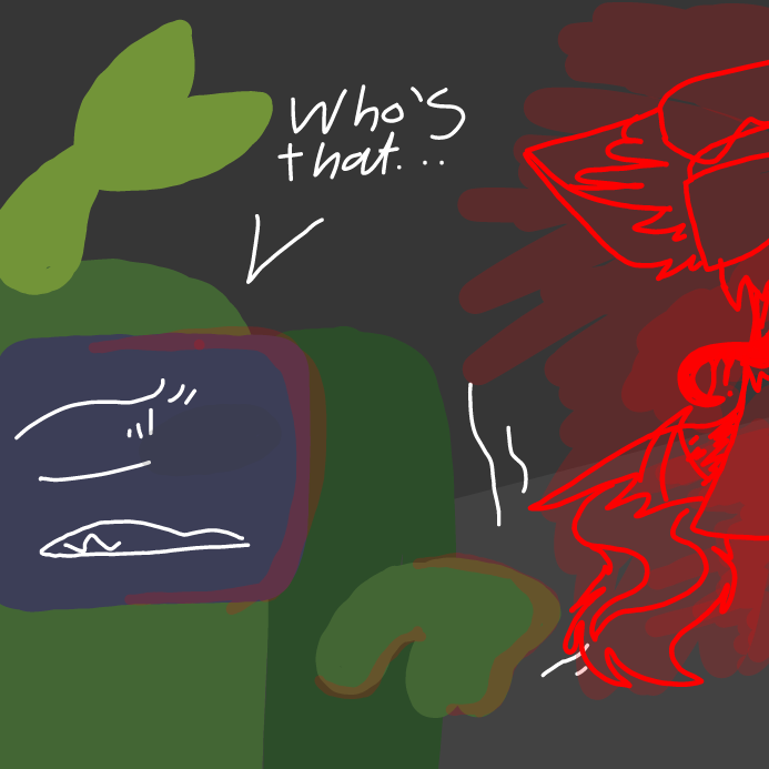 whos that? - Online Drawing Game Comic Strip Panel by scarlett