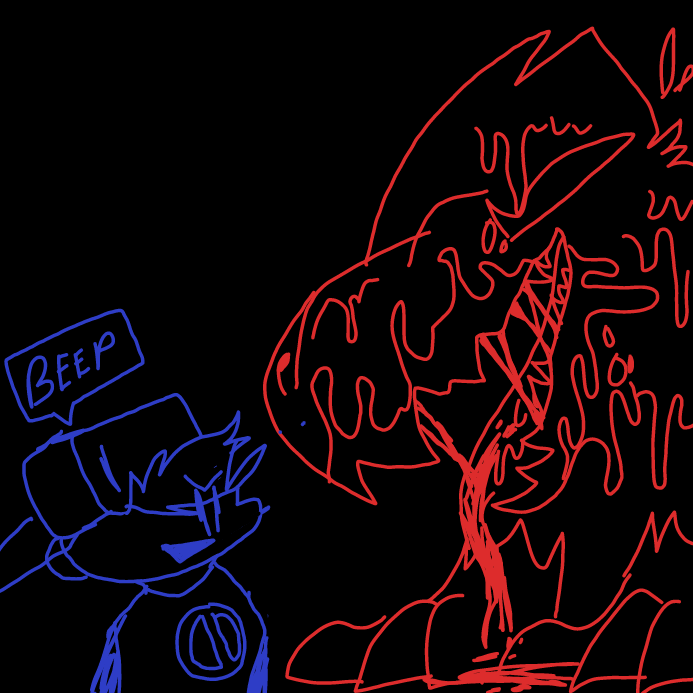 Drawing in creature breach pt2 by scarlett