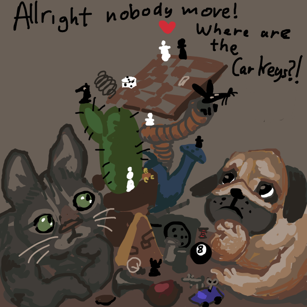 "E4 E5" "What?!" - Online Drawing Game Comic Strip Panel by Peyocay