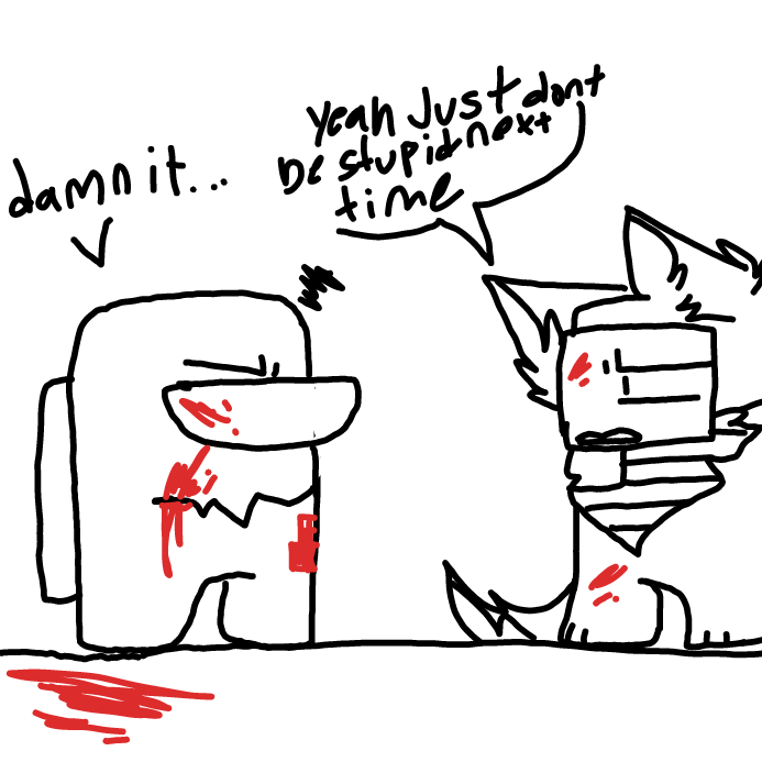 just dont be stupid next time - Online Drawing Game Comic Strip Panel by scarlett