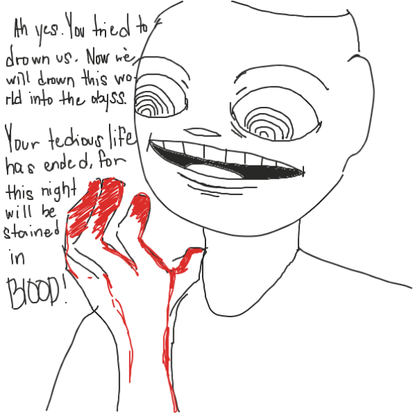  - Online Drawing Game Comic Strip Panel by Cat Person