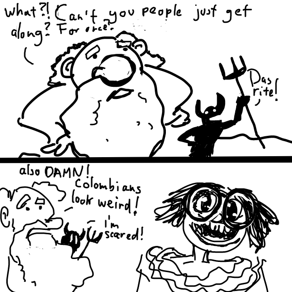 "Smiling Friends has nothing on Disney" - Online Drawing Game Comic Strip Panel by Peyocay