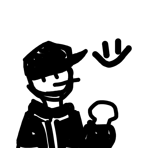 Drawing in hi people of the internet by jin