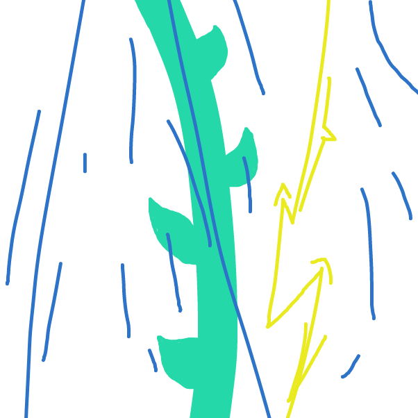 Drawing in Abstract art by jin