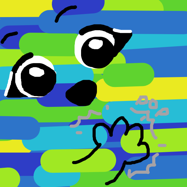 Drawing in lines by Cpt.Melon