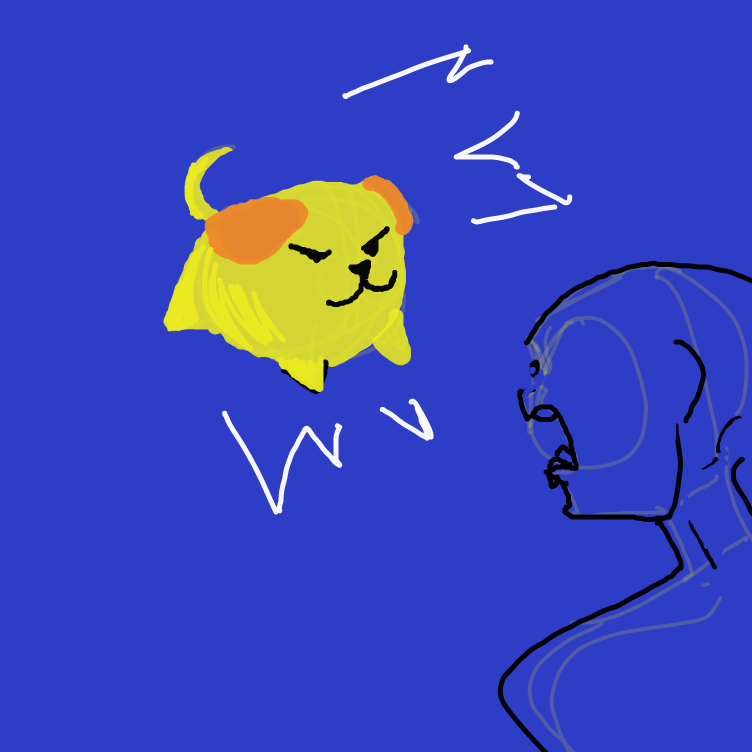 Drawing in Dogs backstory by JA