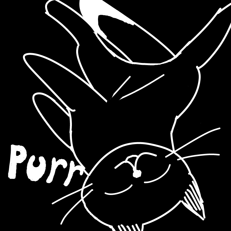 Drawing in my cat by Setin