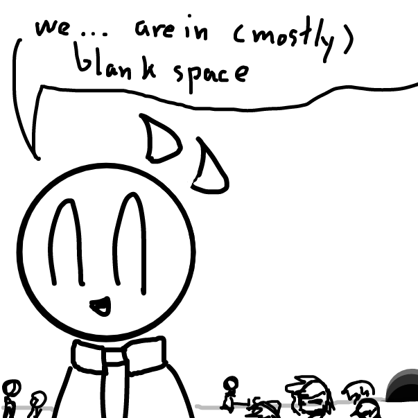 Drawing in welcome to our space where we live originally by FifaSam