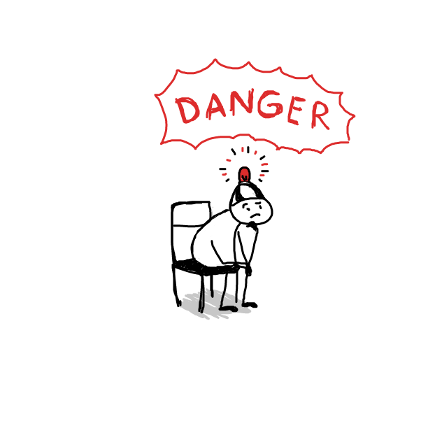 Drawing in Thinking Hat by Lumikupla