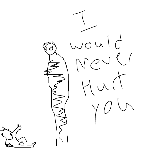 Me not having a stylus anymore, forced to do some dogwater nasty drawing. - Online Drawing Game Comic Strip Panel by boneHed