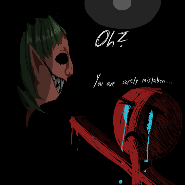 Drawing in Uncle is waiting by Skipperdoodles32