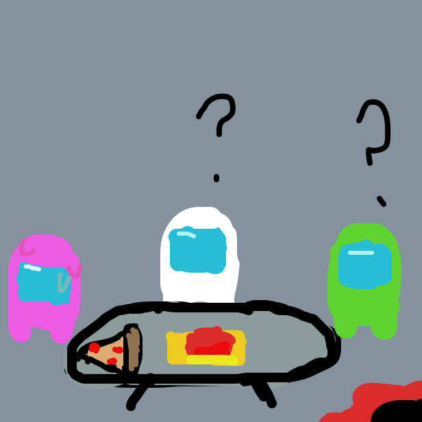 Wheres the bod- hey why is he dead? - Online Drawing Game Comic Strip Panel by Lunar Enjoyer