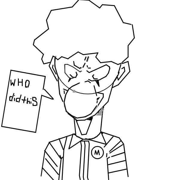 Drawing in Ronald Mcdonald by Aco Decko