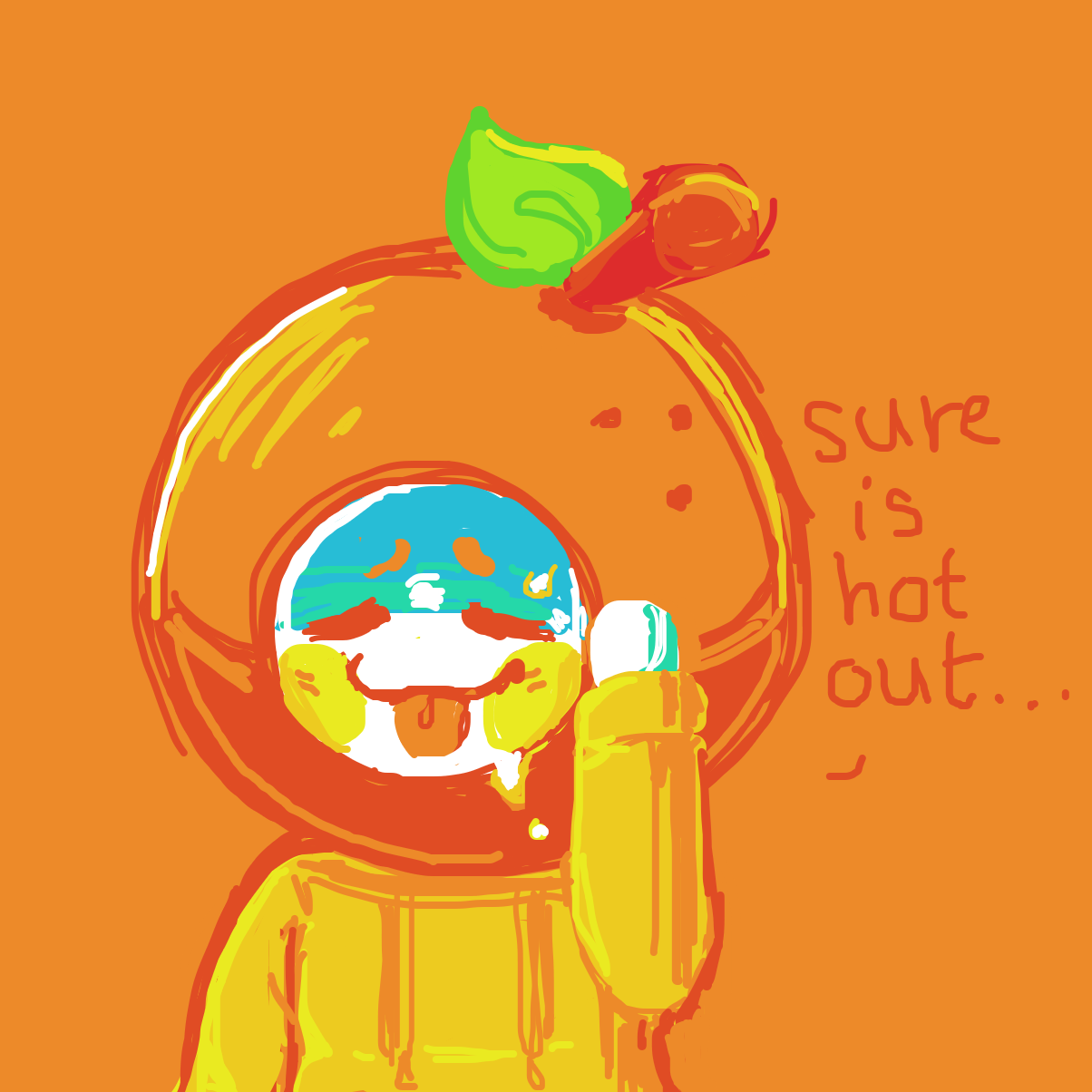 Drawing in 🍊 by Netu