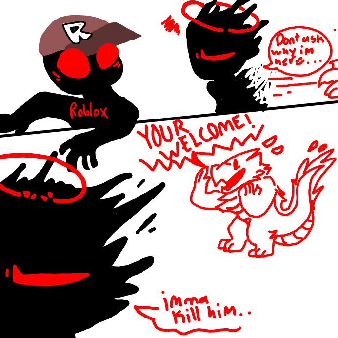 Drawing in just a scene. by scarlett