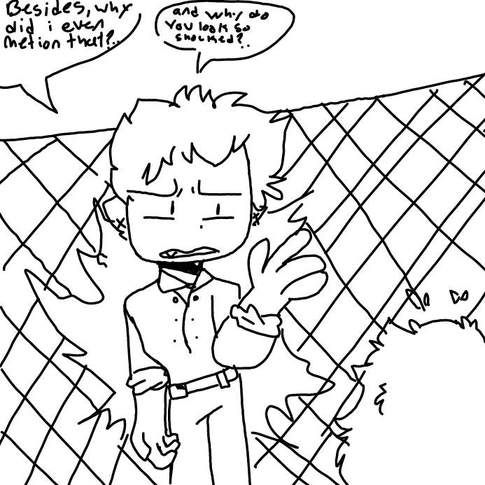 Drawing in just a scene. by scarlett