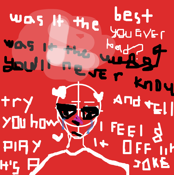 First panel in Alien blues- finish the lyrics drawn in our free online drawing game