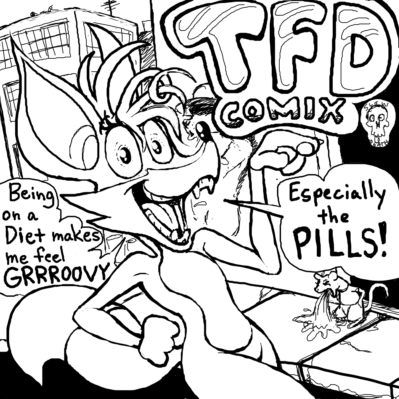 Drawing in Underground Comik by TFD