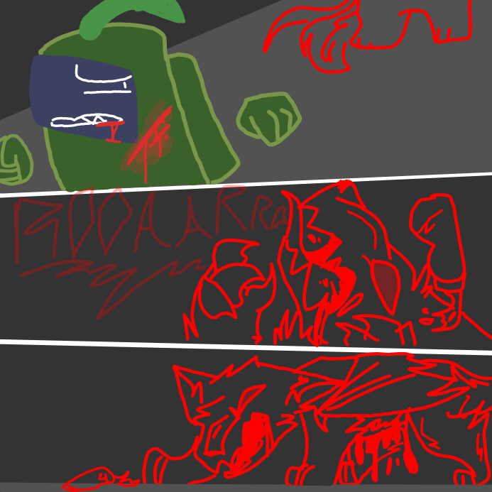 Drawing in BEING CHASED OUT OF THE REALITY by scarlett