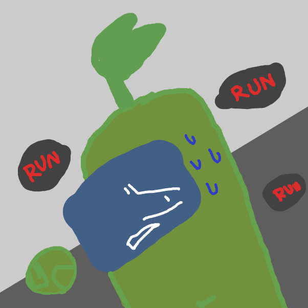 Drawing in BEING CHASED OUT OF THE REALITY by XD