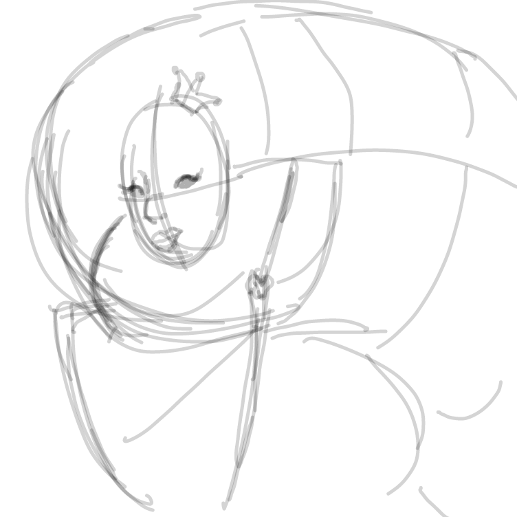 Drawing in Ask Queen  by JA