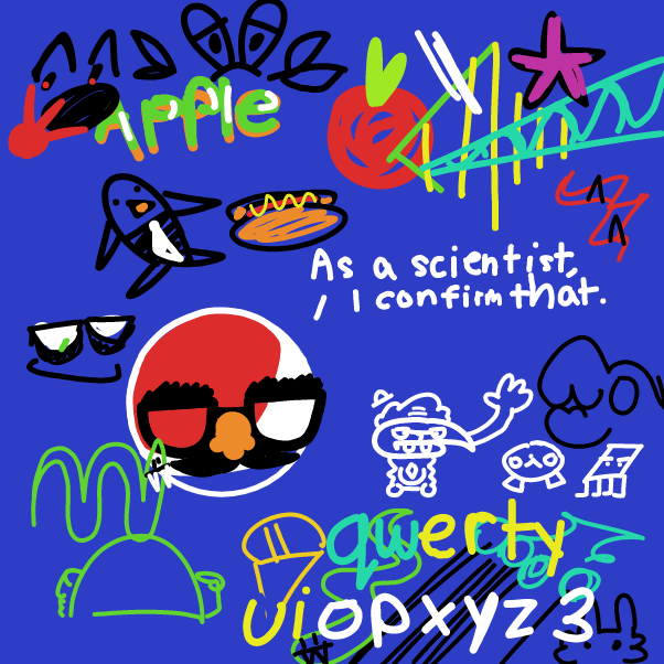 Drawing in pepsi by Elle