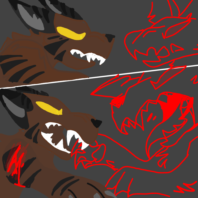 Drawing in BEING CHASED OUT OF THE REALITY by scarlett