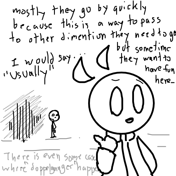 Drawing in welcome to our space where we live originally by FifaSam