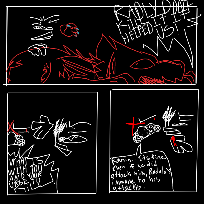 Drawing in CREATURE BREACH PT6 by scarlett