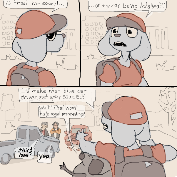 Drawing in Science Project-Newtons Laws by Chepley