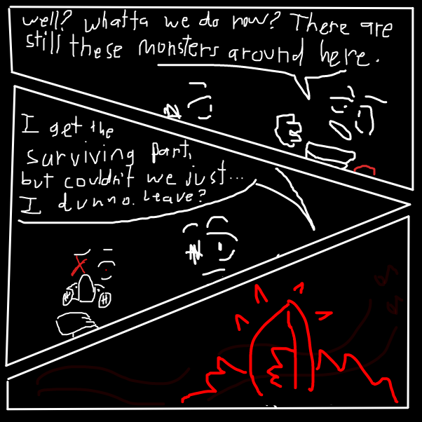 Drawing in CREATURE BREACH PT6 by KringlePringles