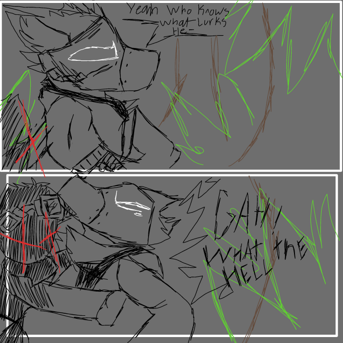 Drawing in INCOMING PURGATORY by scarlett