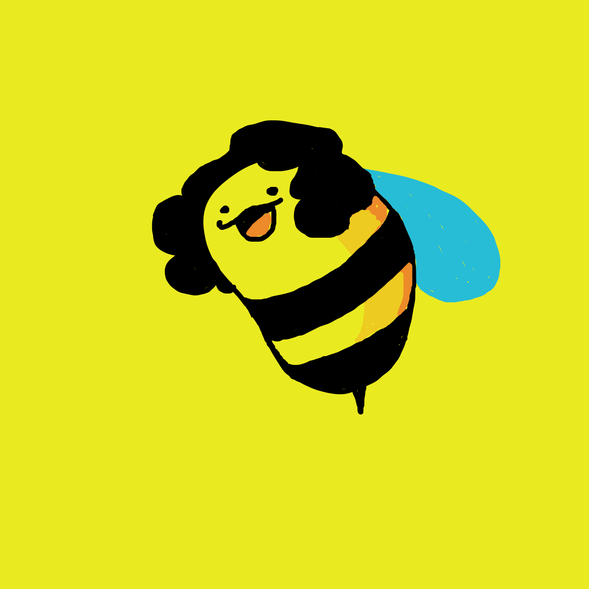 Drawing in 🐝 by bubaki