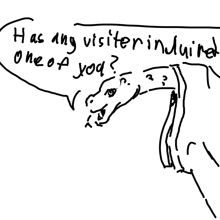 Drawing in welcome to our space where we live originally by JA