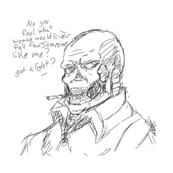 Got a Light? - Online Drawing Game Comic Strip Panel by HardBLD