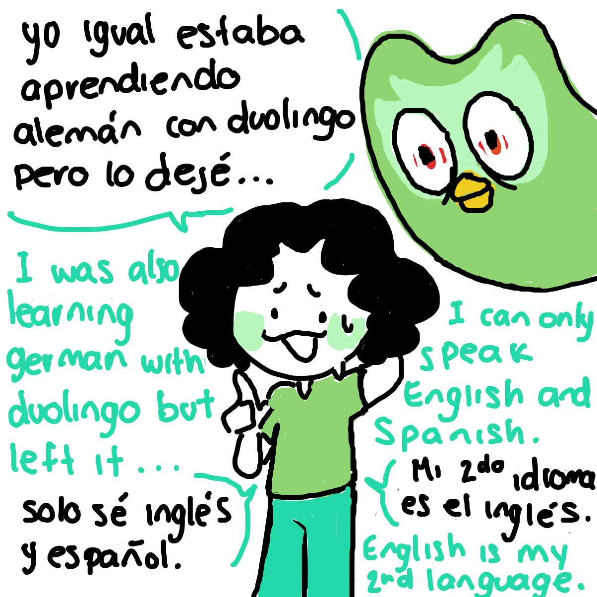 Drawing in language by bubaki