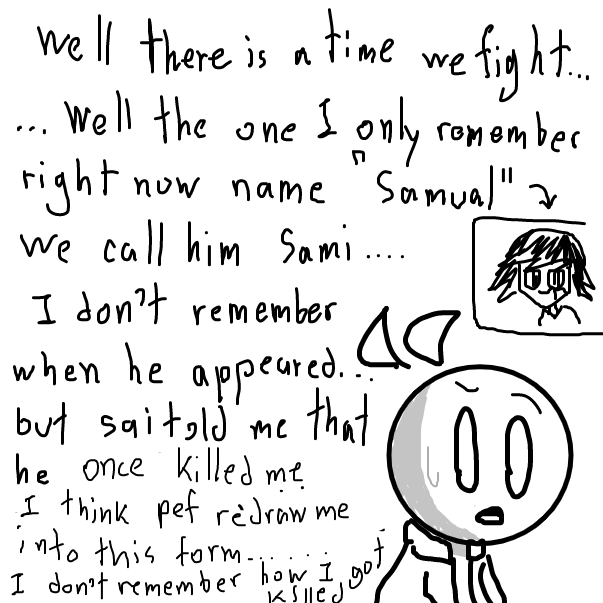 Drawing in welcome to our space where we live originally by FifaSam