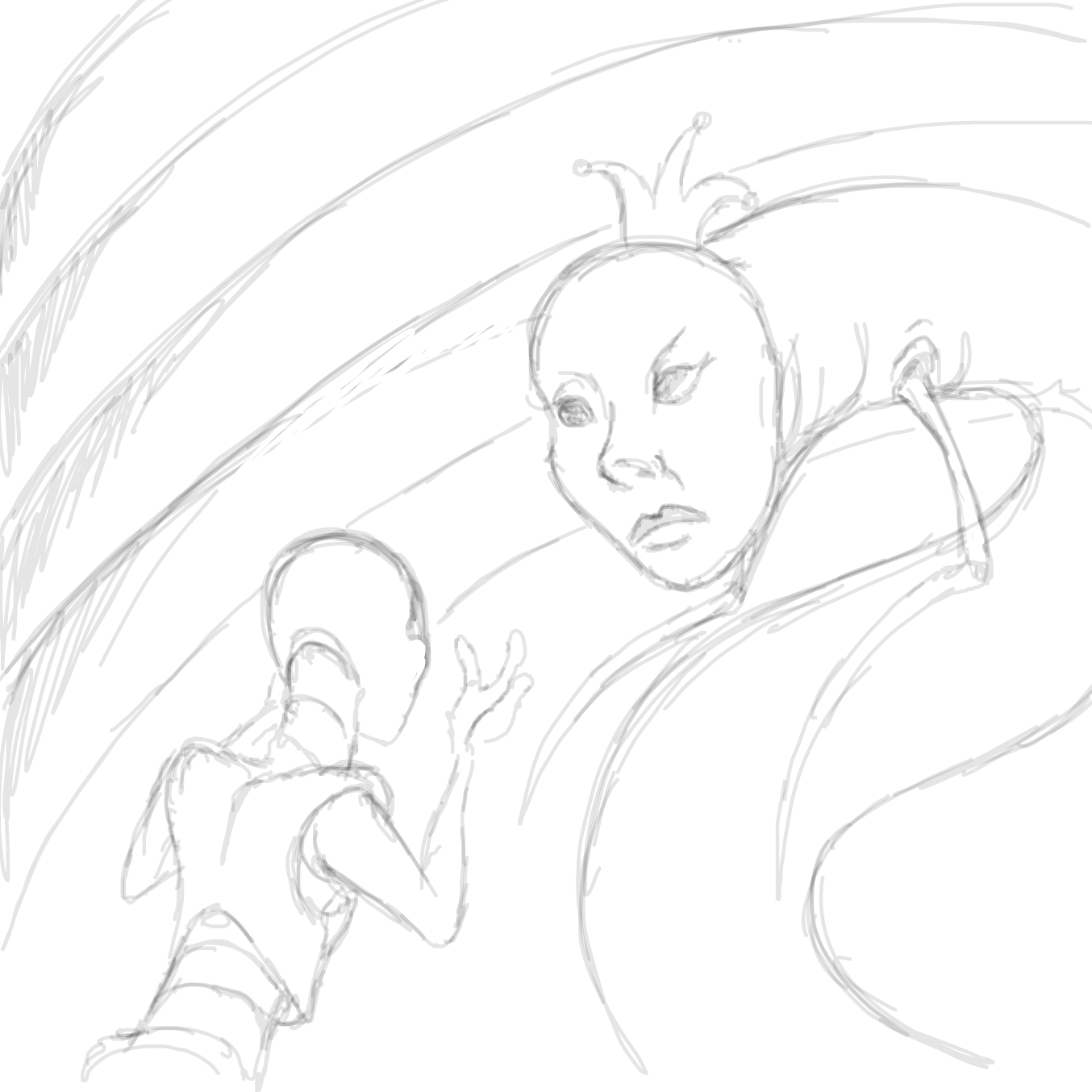 Drawing in Ask Queen  by TFD